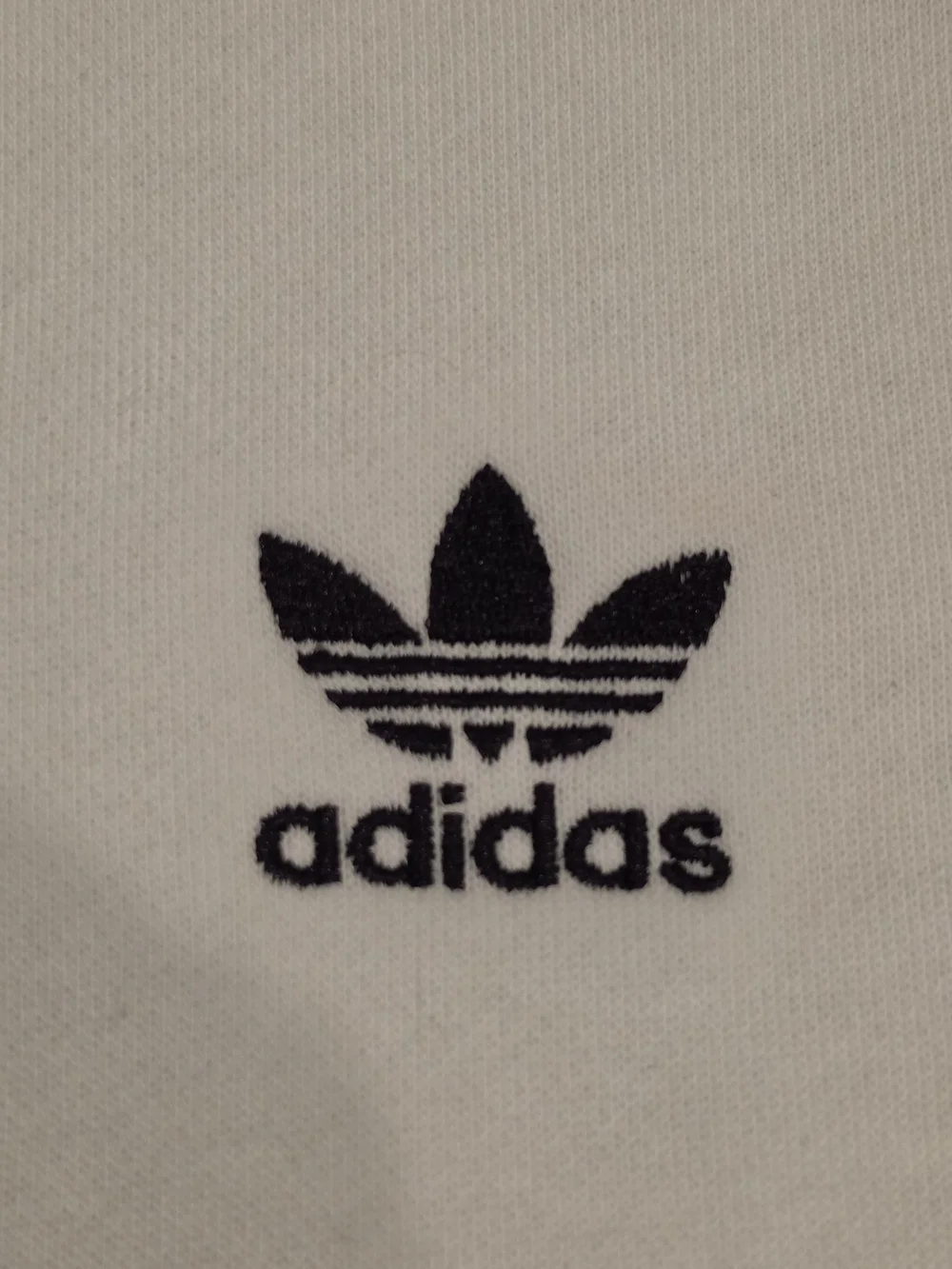 XL, Adidas Men's White Trefoil Hoodie